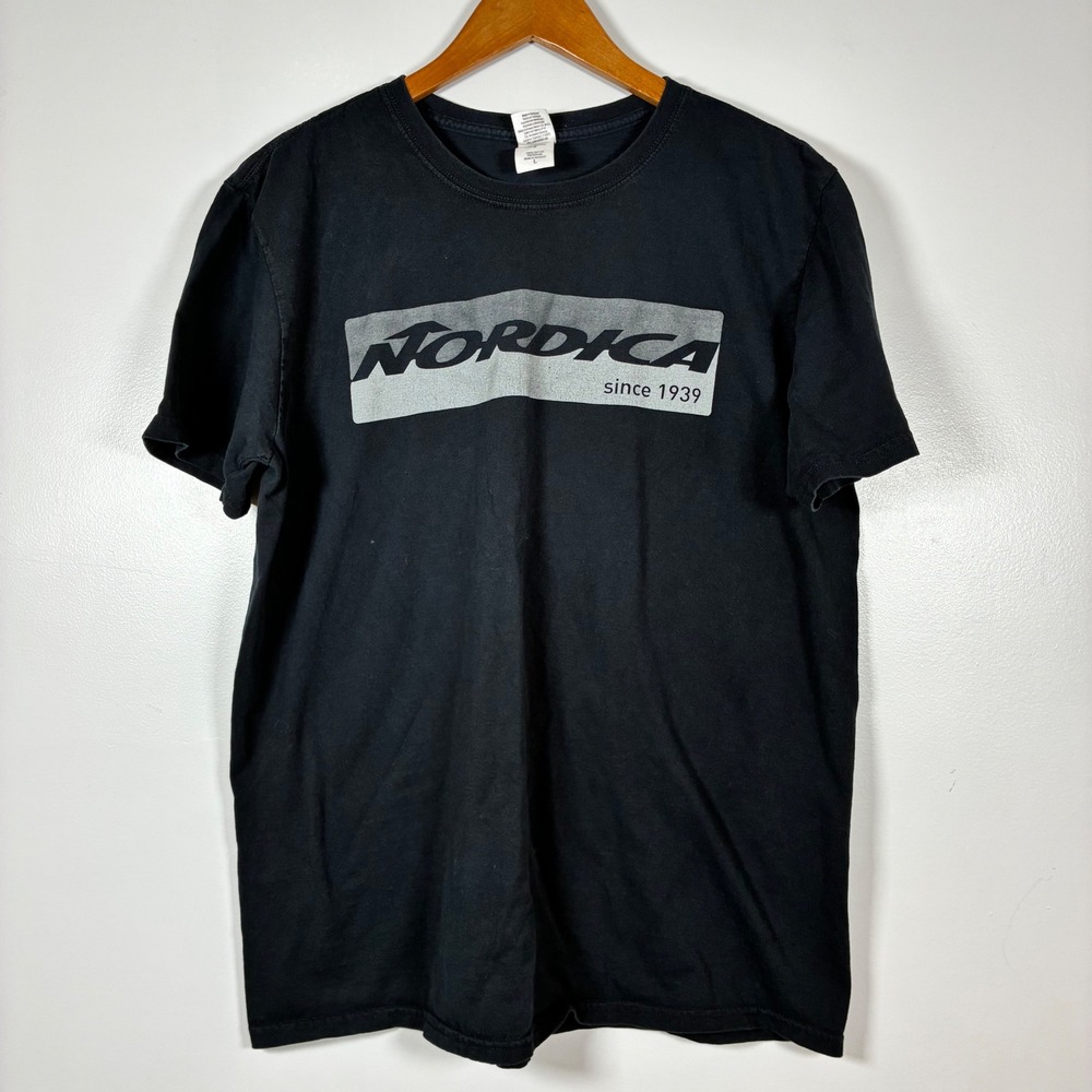Nordica Graphic T-Shirt L Softstyle Skiing Since 1939 Logo Streetwear Gorpcore
